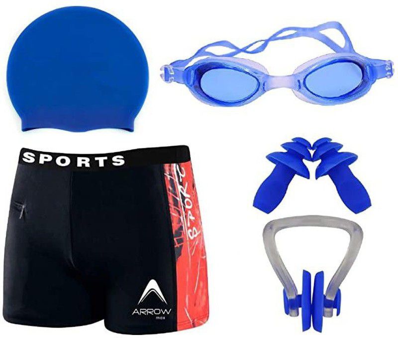 swimming costume for boys Printed Boys Swim Bottom Blue Swimsuit