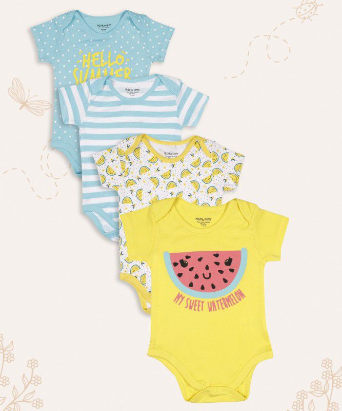 Miss & Chief Baby Baby Boys & Baby Girls Multicolor Bodysuit