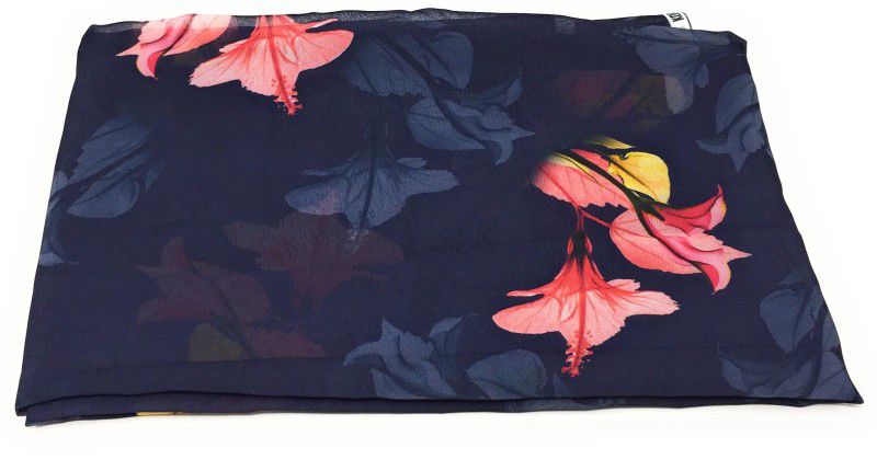 Unstitched Georgette Multipurpose Running Fabric Printed