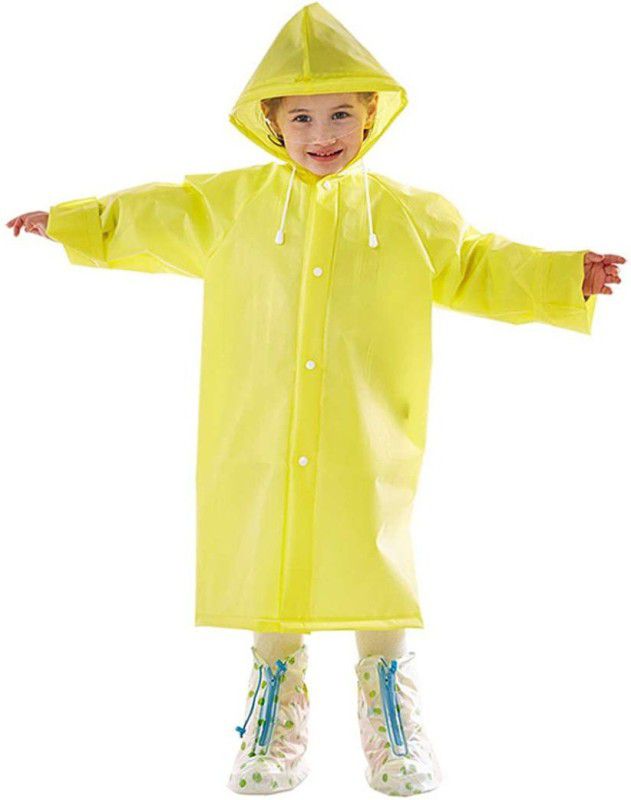 Solid Girls Raincoat