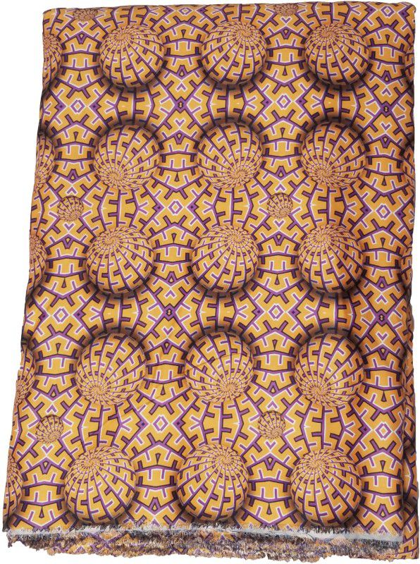 Semi Stitched Silk Blend Multi-purpose Fabric Printed