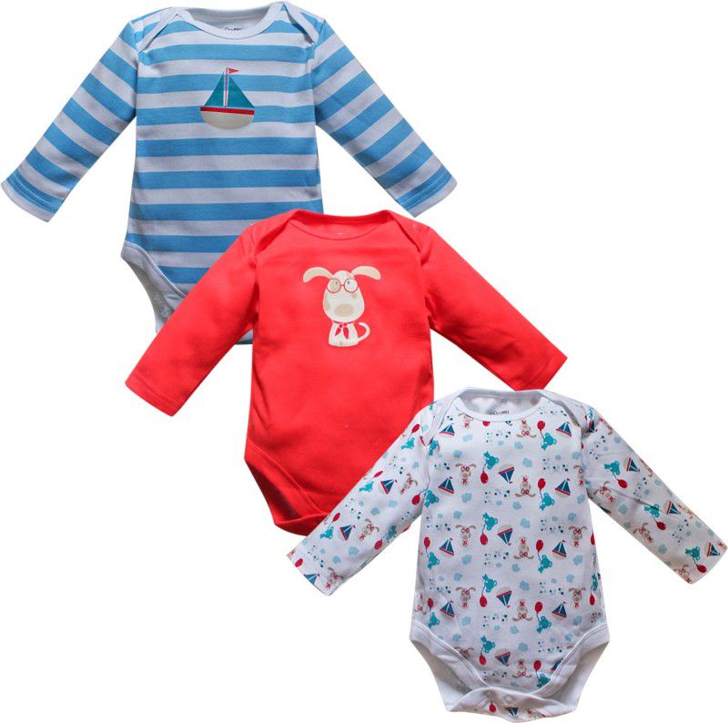 FS mini Klub Fillers Long Sleeve Baby Boys Multicolor Bodysuit