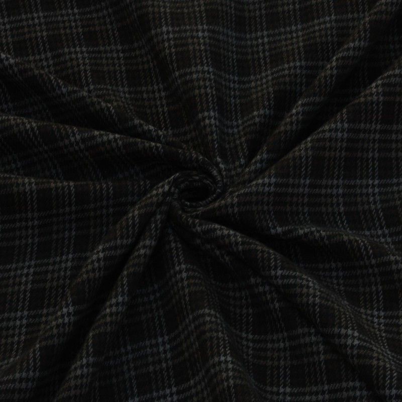 Unstitched Viscose Rayon Blazer Fabric Checkered