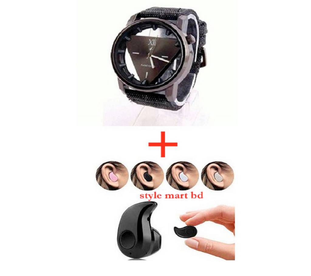 ASTRACK Gents Watch (copy) + BLUETOOTH EARPHONE Combo Offer