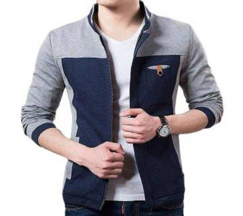 gents regular fit cotton jacket+Gent's Full Sleeve 3pcs Hoodie Combo 