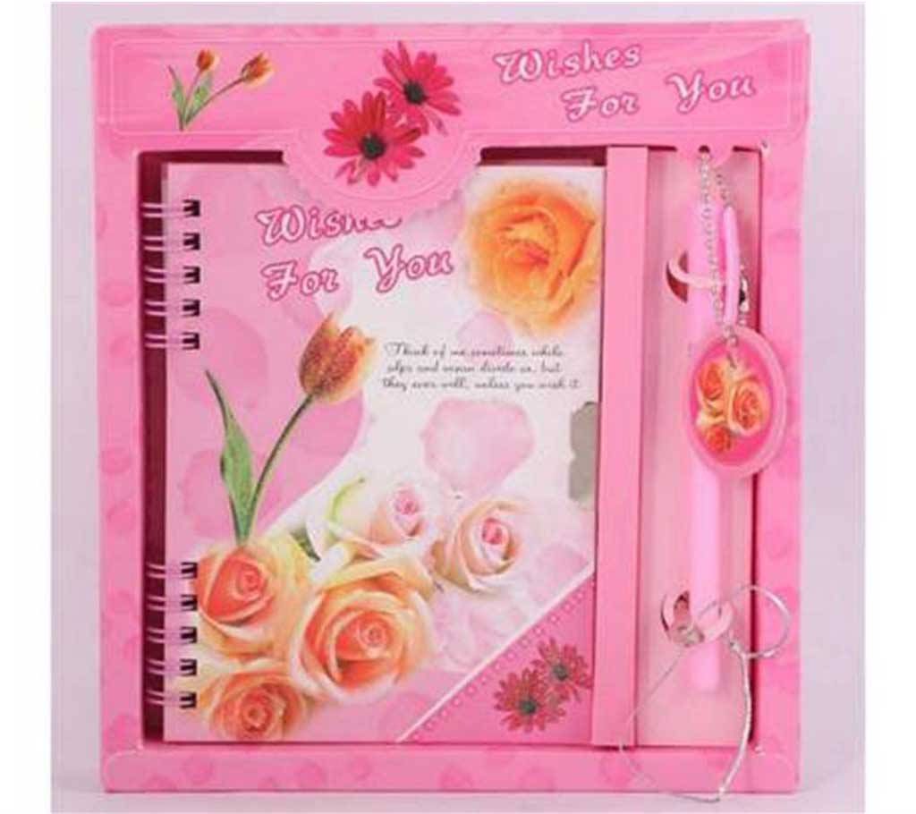 Valentine -Sweet Love Gift Box+ Valentine Gift+Valentine Lock Diary Gift Set Combo Offer