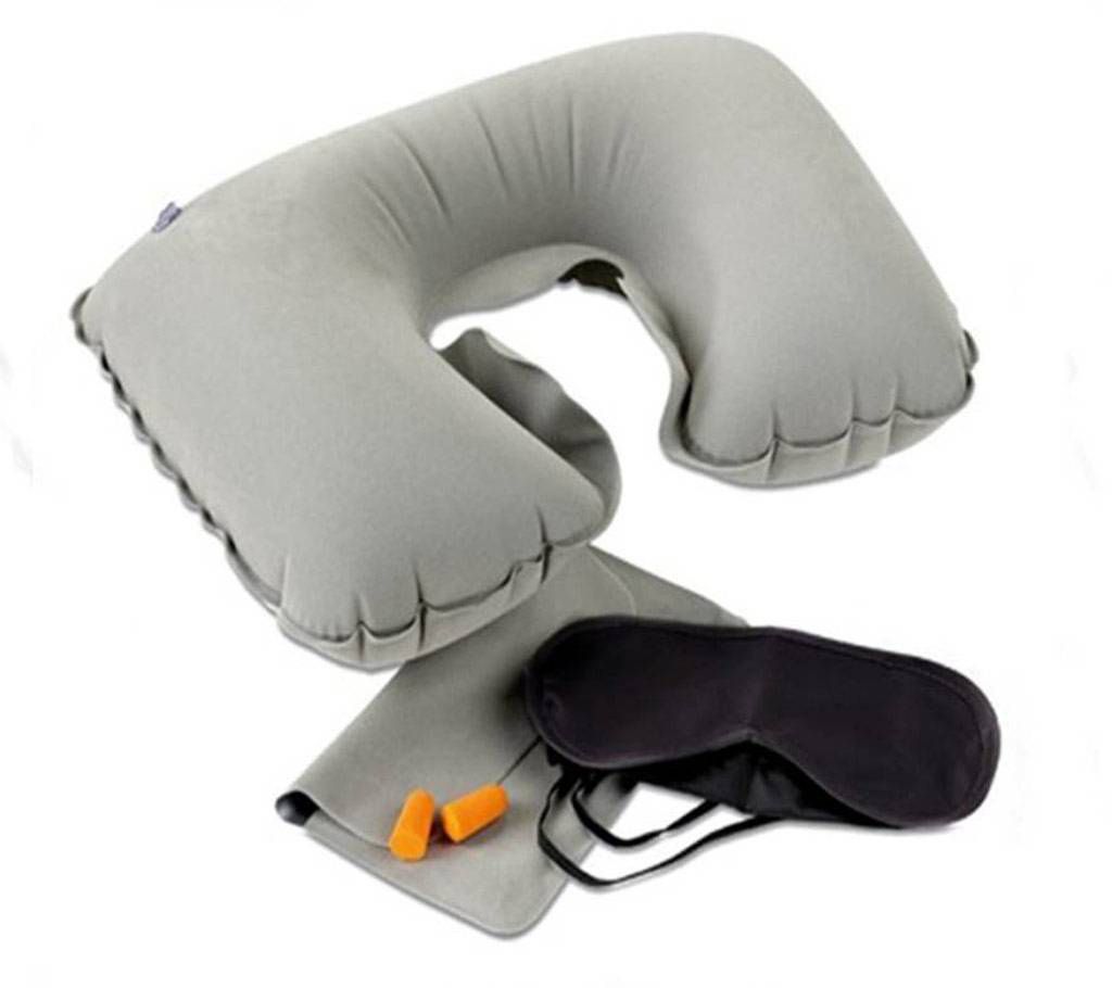 Combo Pack of Travel Pillow, Watch, Spinner, Card knife
