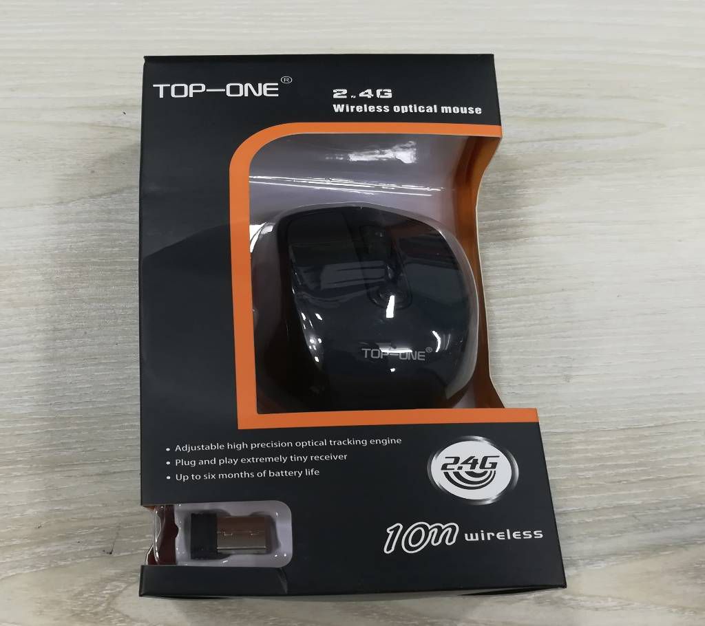 Top-One Wireless Optical Mouse