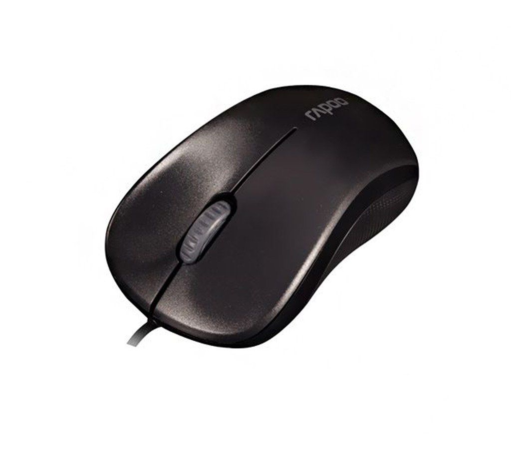 RAPOO N1010 Wired USB Optical Mouse 