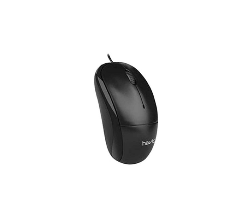 MS851 Wired Mouse with 1000DPI - Black