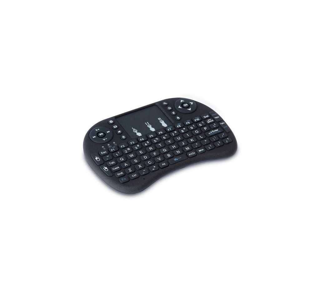 Mini Multi-media Remote Control and Touchpad Function Handheld Keyboard