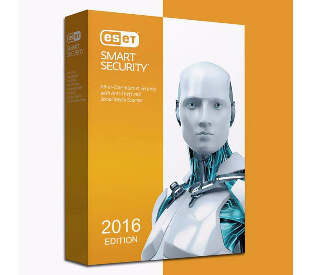 ESET Smart Security 2016 antivirus-  for 1 user 