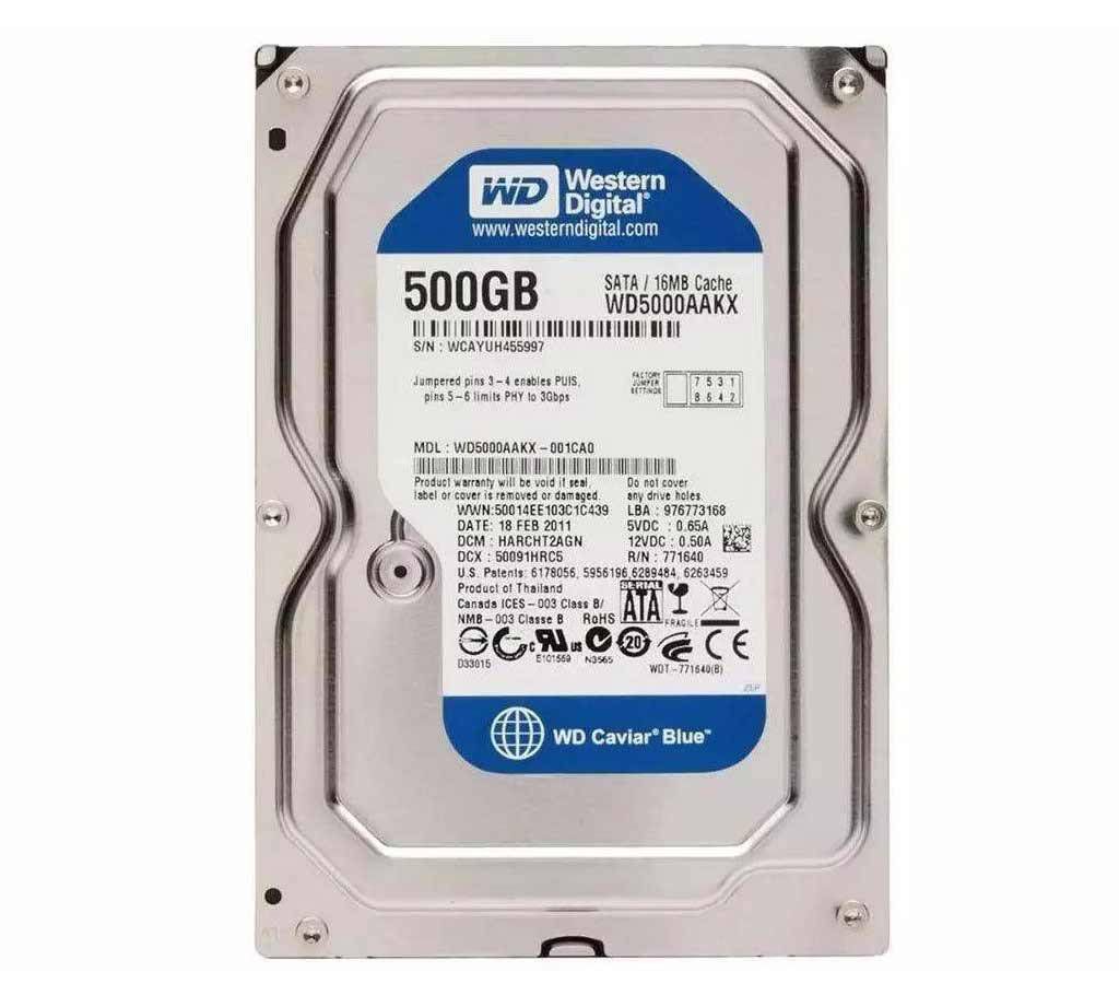 WD hard disk- 500 gb