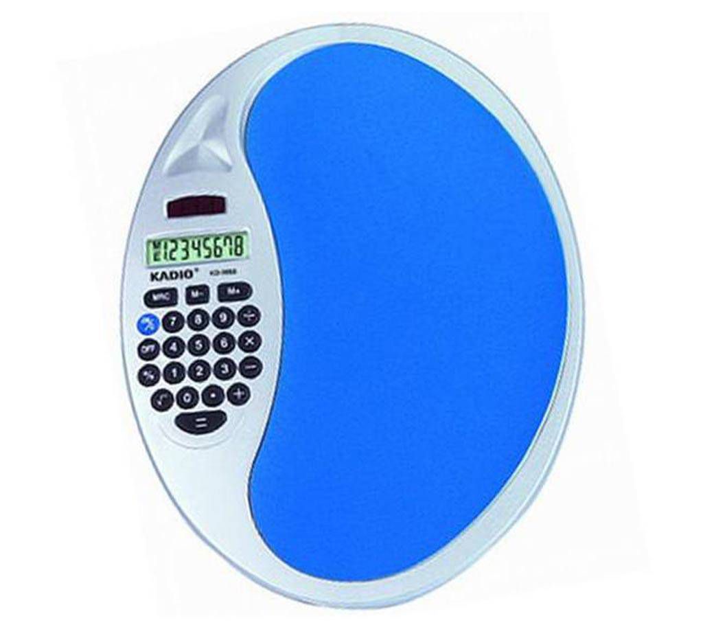 oval shaped Mouse Pad with calculator 