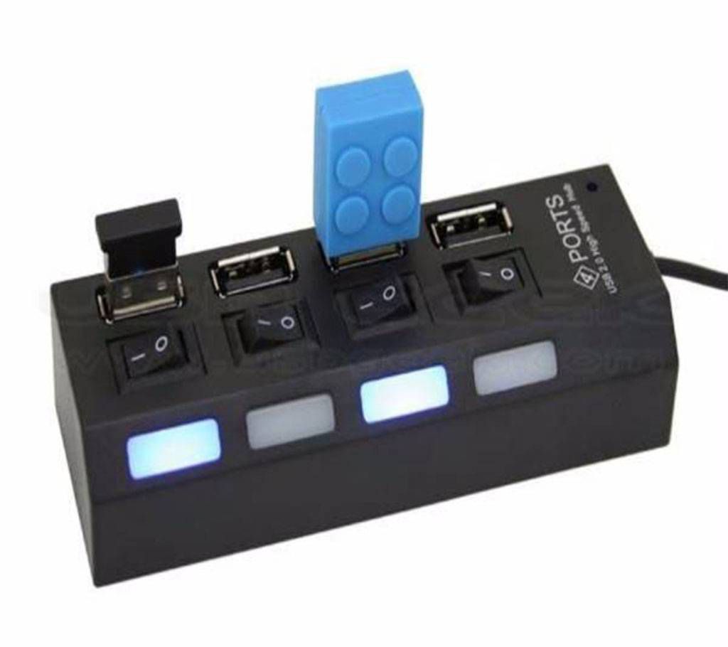 4 Port USB 2.0 Hub Adapter