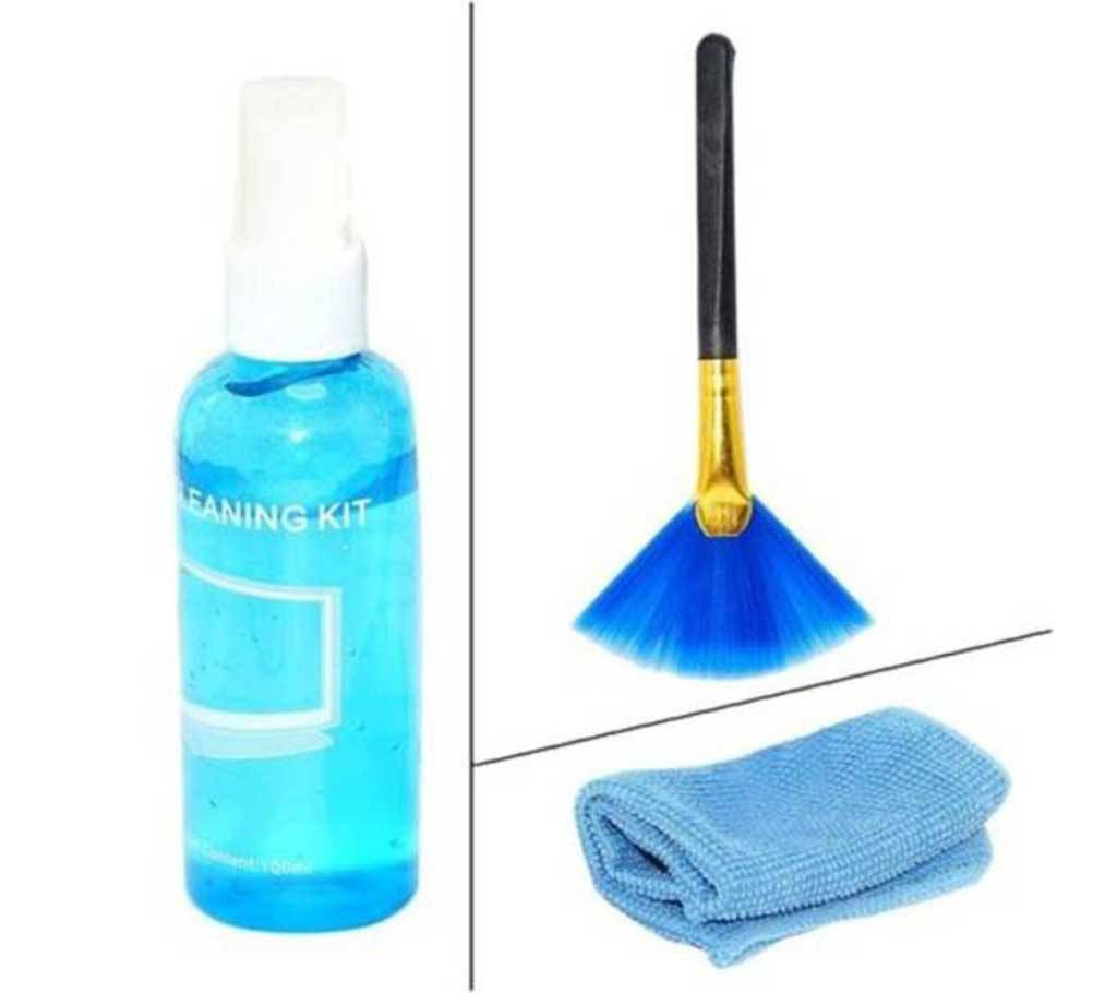3 In 1 Lcd Screen Cleaning Kit with Liquid