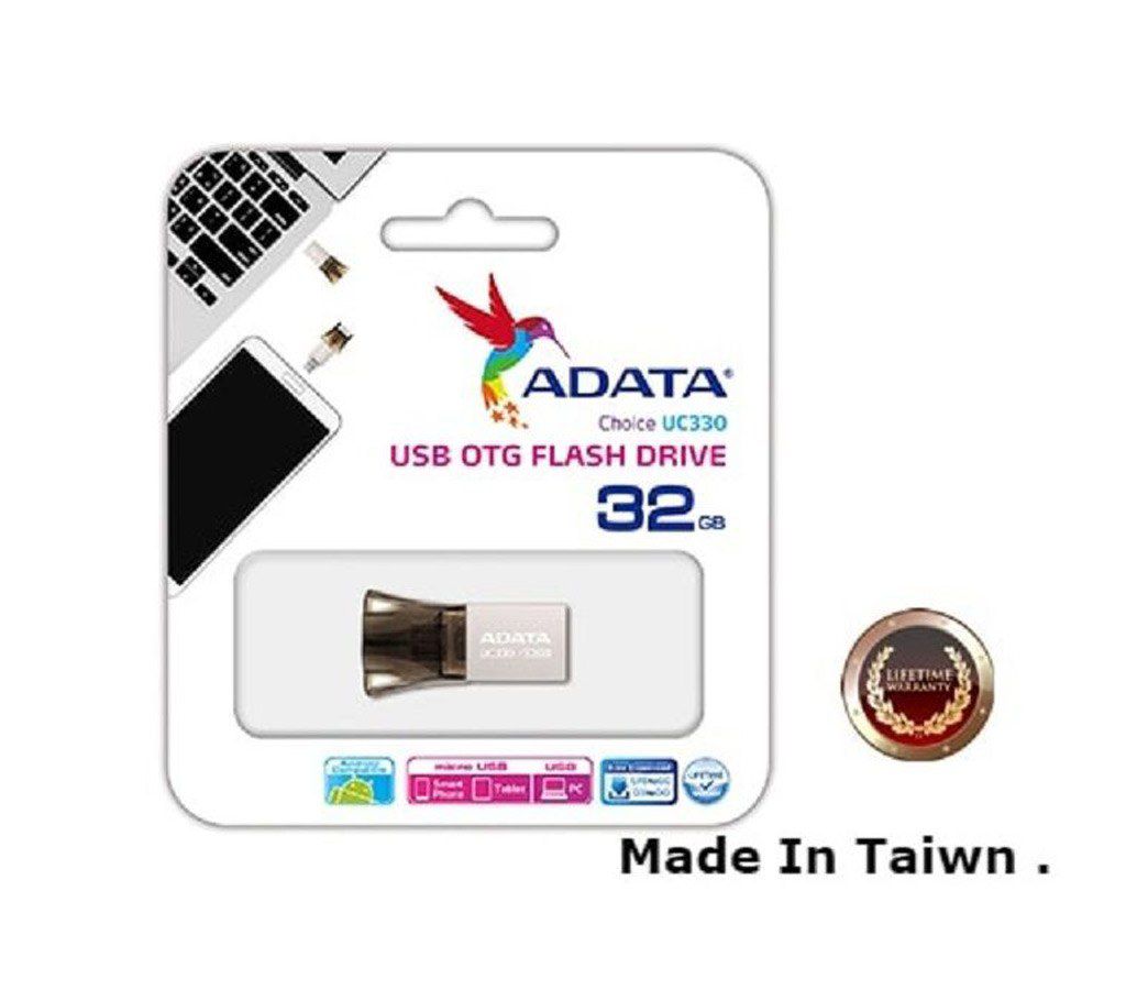 ADATA UC 320 OTG Black 32GB pen drive