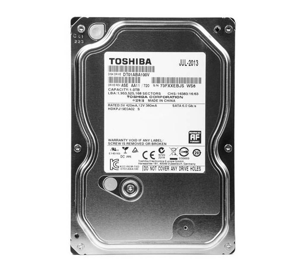 TOSHIBA 1TB Hard Drive