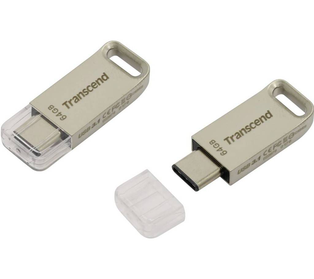 Transcend JetFlash 850S USB 3.1 Type C Capacity:64gb