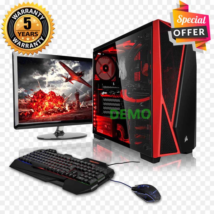 Intel  Core I5 Ram 8Gb Hdd 500Gb Graphics 2Gb Built In And Monitor 19  Gaming Pc Windows 10 64 Bit New Desktop Computer 2021 Full Package