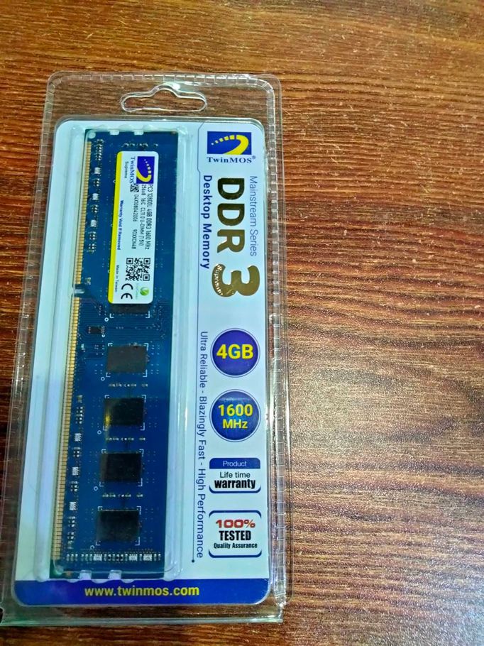 Twinmos 4GB DDR3 1600MHz Desktop Ram