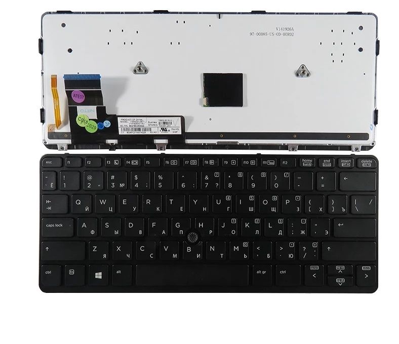 Elitebook 720 G1 ,720 G2 ,725 G2 , 820 G1 ,820 G2 black keyboard with backlit