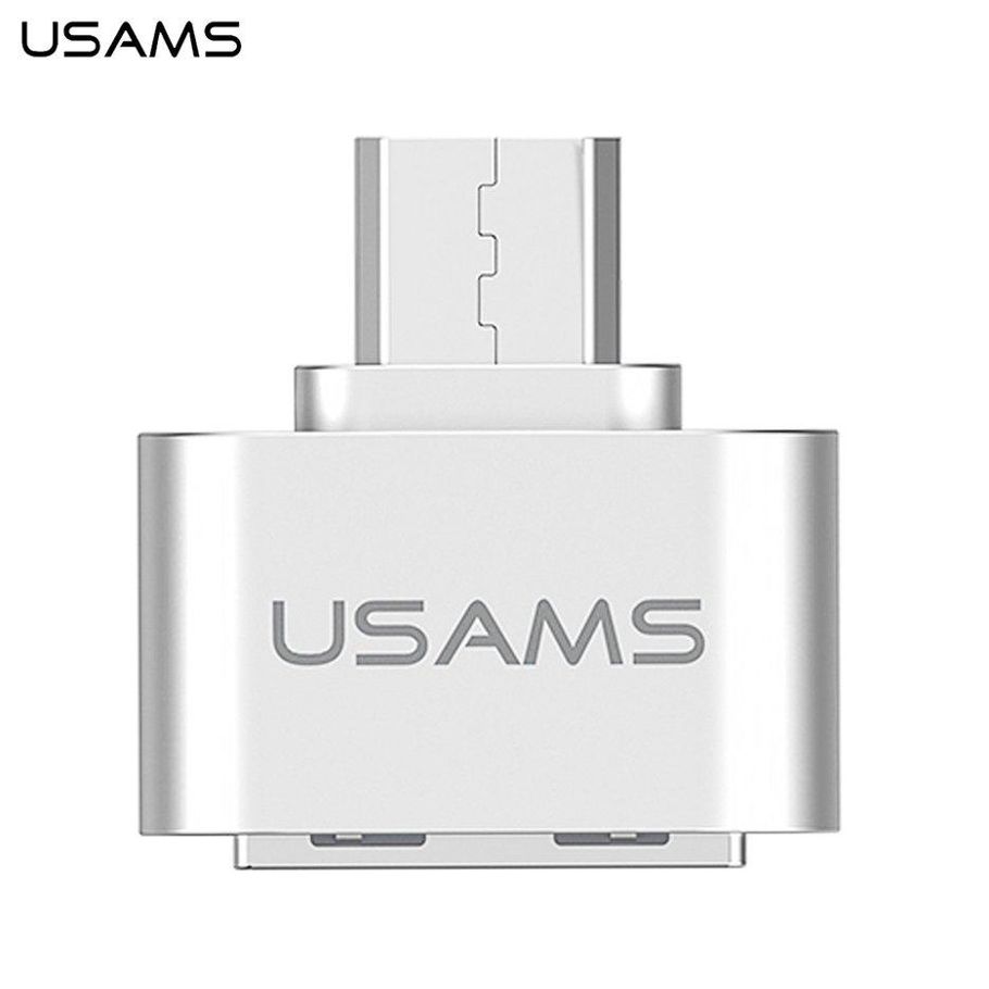 USAMS US-SJ009 Small Size Mini Micro USB To USB Adapter 2.0 Converter For Tablet PC Mobile Phones to Keyboard U Disk Mouse