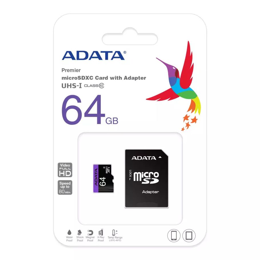 Micro SD Card 32GB Premier Micro SD Card with SD Adapter, UHS-I Class 10 with A1 App Performance
