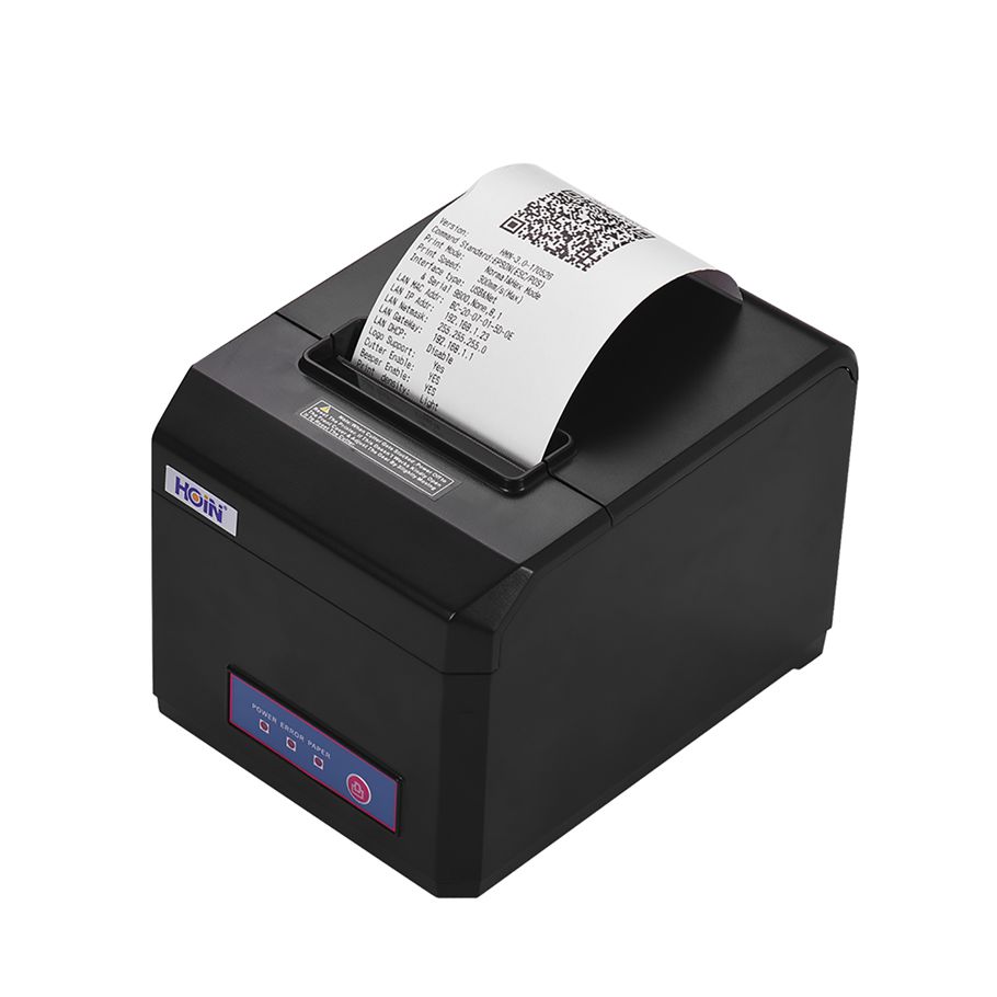 HOIN 80mm USB Thermal Receipt Printer with Auto Cutter High Speed Printer Ticket Bill Printing Compatible with ESC/POS Print Commands for Supermarket Store Home Business