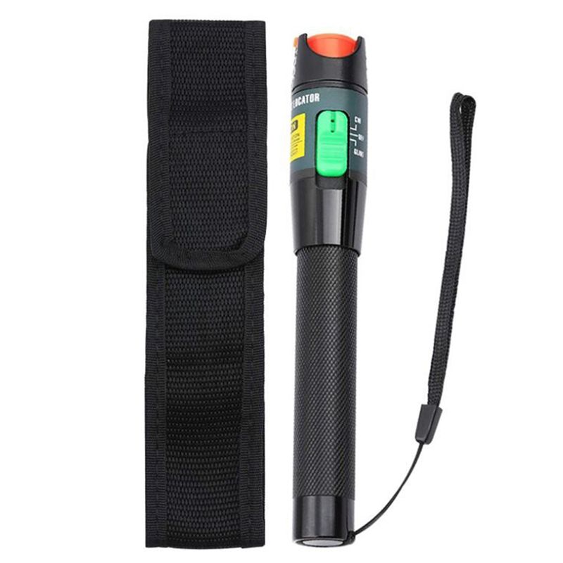 Visual Fault Locator, 30Mw 30Km VFL Pen Fiber Optic Cable Tester with Universal 2.5mm Adapter for FC SC ST Connectors