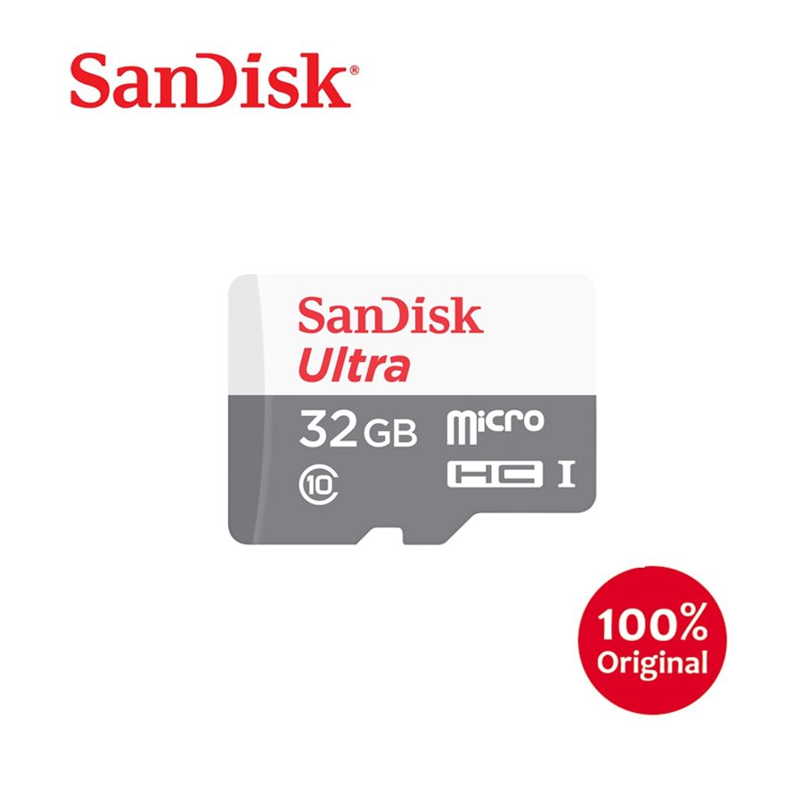Sandisk 32 GB Ultra MicroSDHC UHS-I Memory Card - Class 10