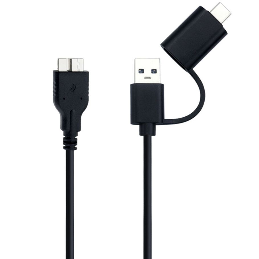 USB Cable Soft 2 in 1cro USB to USB3.0 Type-C Safe Wire