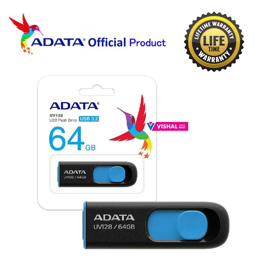 ADATA 64 GB Pen Drive UV128 USB 3.2