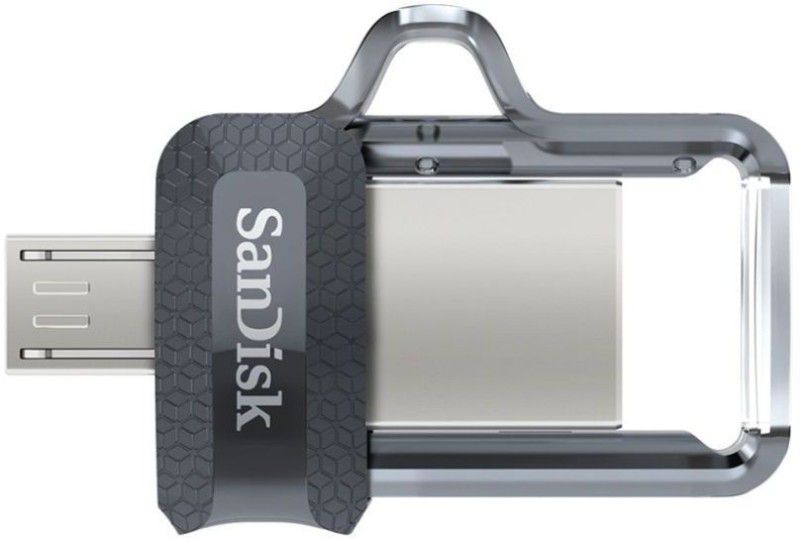SanDisk DUAL OTG PEN DRIVE 16 OTG Drive  (Black, Type A to Micro USB)