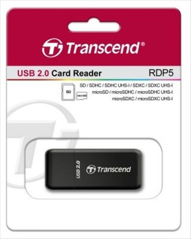 Transcend RDP5 Card Reader  (Black)