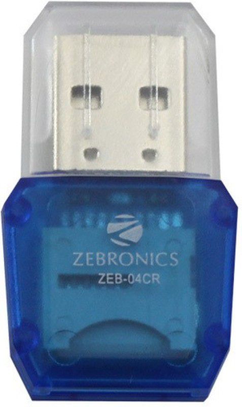 ZEBRONICS ZEB51CR Card Reader  (Blue)