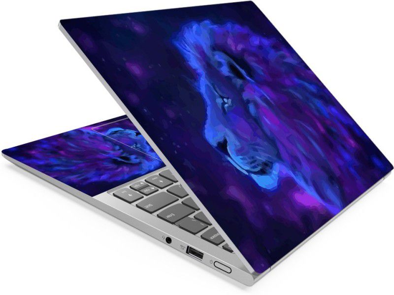 Anweshas Lion Galaxy Full Panel Laptop Skins Upto 15.6 inch - No Residue, Bubble Free - Removable HD Quality Printed Vinyl/Sticker/Cover Self Adhesive Vinyl Laptop Decal 15.6