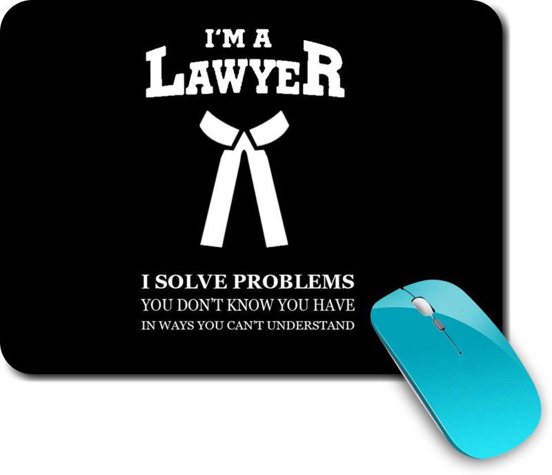 whats your kick Lawyer | Law | Advocate | Court |Stylish | Printed Mouse Pad/Designer Waterproof Coating Gaming Mouse Pad For Computer/Laptop (Multi18) Mousepad  (Multicolor)