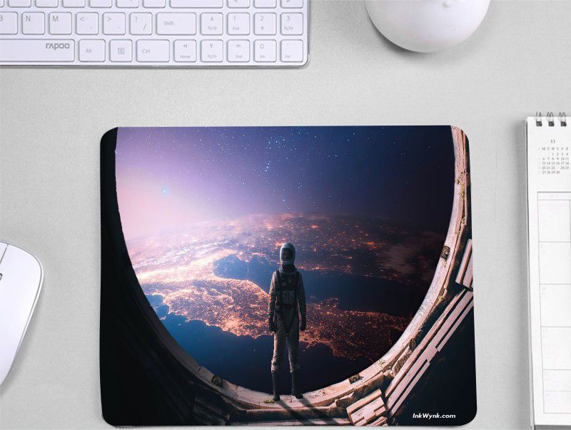 InkWynk Premium Quality Space View from Movie Gaming Mousepad  (Multicolor)
