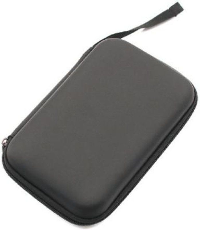 SMMeStore Hardshell Hard Drive Disk Zipper Case Bag 2.5 inch Hard Disk Case  (For All Type of 2.5 inch External Hard Drive, Black)