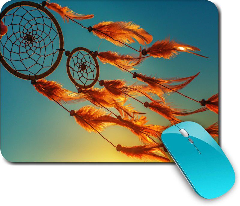 whats your kick Dream Catcher | Quotes | Art | Drawing | Stylish | Printed Mouse Pad/Designer Waterproof Coating Gaming Mouse Pad For Computer/Laptop (Multi14) Mousepad  (Multicolor)