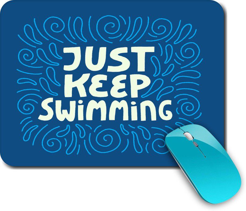 whats your kick Swimming | Sports | Game | Fitness |Stylish | Printed Mouse Pad/Designer Waterproof Coating Gaming Mouse Pad For Computer/Laptop (Multi4) Mousepad  (Multicolor)