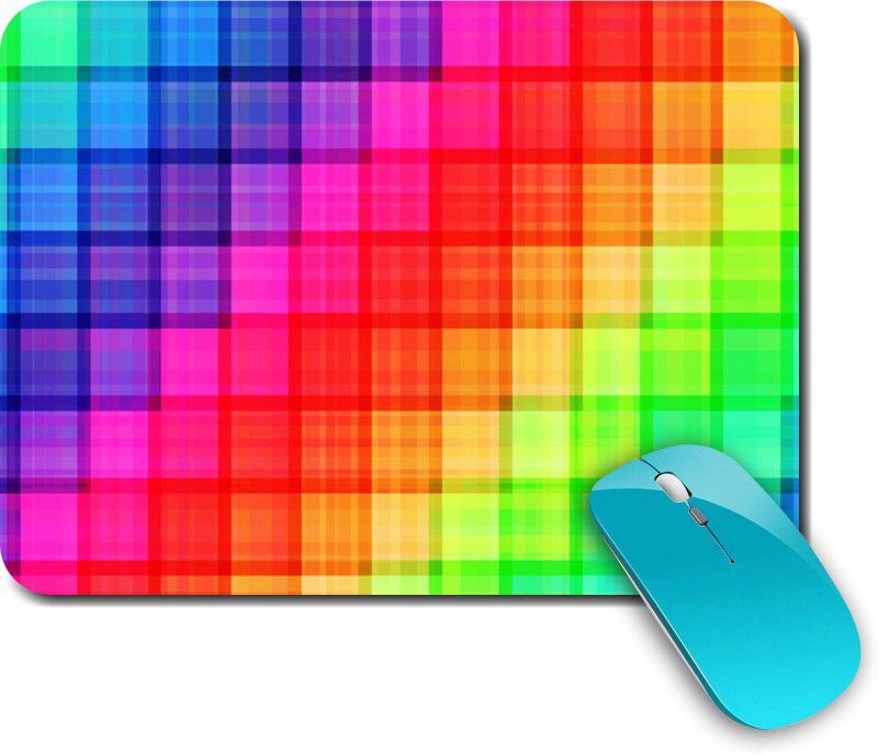 whats your kick Geometrical | Pattern | Colorful | Stylish |Creative | Printed Mouse Pad/Designer Waterproof Coating Gaming Mouse Pad For Computer/Laptop (Multi30) Mousepad  (Multicolor)