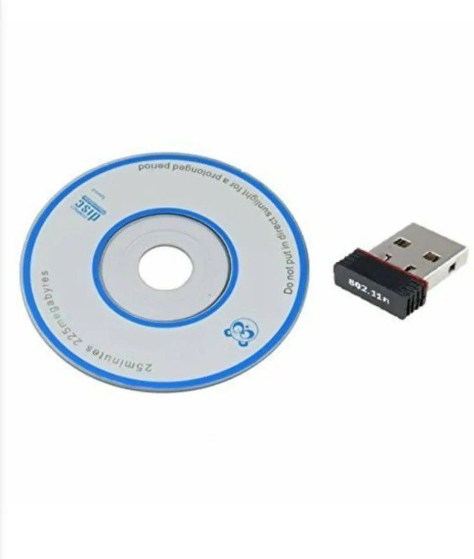 D.V TECH wifi receiver 600 mbps USB Adapter  (Black)
