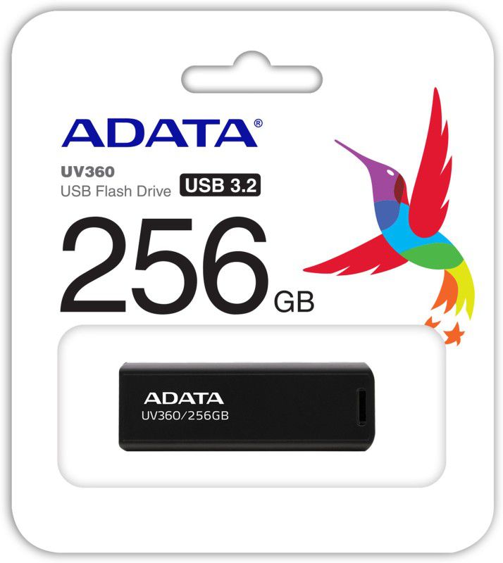 ADATA UV 360 3.2 - 256 GB PENDRIVE 256 GB Pen Drive  (Black)