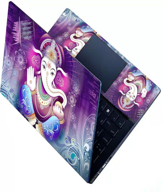 KALARKARI Laptop Skin GaneshJi Premium viny Laptop Skin/Sticker for laptop Vinyl Laptop Decal 15.6