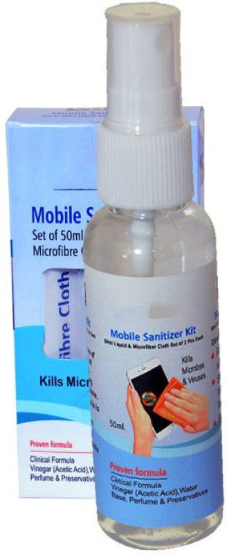 Wanzhow mobile sanitizer spray for Computers, Laptops, Mobiles  (Phone Sanitizer Spray Protection Against Germs - 50ml for Computers, Gaming, Laptops, Mobiles)