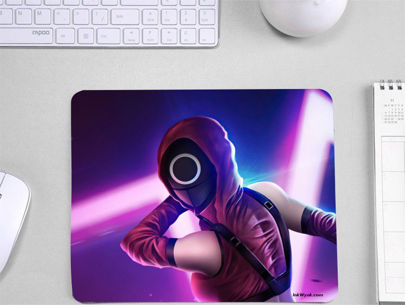 InkWynk Squid Game Fan Art graphic Design Premium Quality Student Mousepad  (Purple)