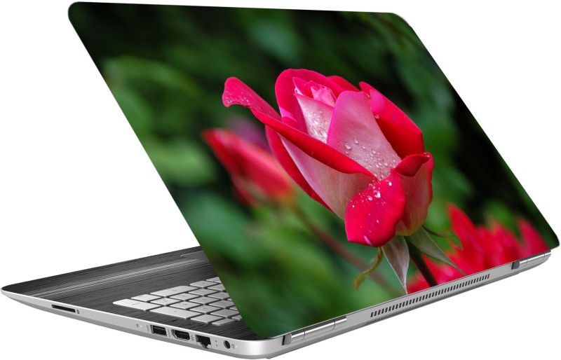 Lappy RED ROSE FLOWER Laptop Skin Compatible with All Laptop Dell/Lenovo/Acer/HP Vinyl Laptop Decal 15.6