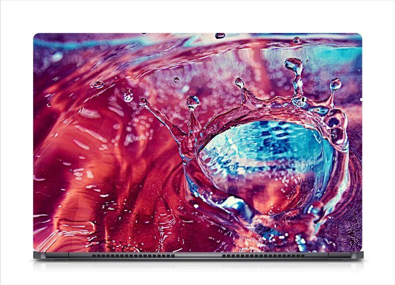 i-Birds ® Colorful Water Splash Exclusive High Quality Laptop Decal, laptop skin sticker 15.6 inch (15 x 10) Inch iB-5K_skin_0714 Vinyl Laptop Decal 15.6